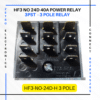 Price of HF3 NO 24V 3 Pole Power Relay - Tara relays Zetro Electronics 3PST RELAY.