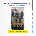Price of HF3 NO 24V 3 Pole Power Relay - Tara relays Zetro Electronics 3PST RELAY.
