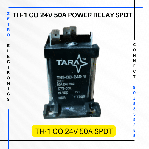 Upgrade your device with Tara TH1 CO 24V 50A power relays for better stability and performance. Shop now!
