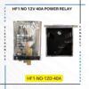 HF1 NO 12V 40A Single Pole Power Relay SPST India best 1 pole power relays for control panels - Zetro Electronics - Tara Relays Chennai, Surat, Ahemdabad, kochi, hyderabad