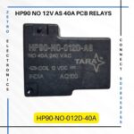 HP90 NO 12V 40A PCB Relay SPST India best 40A PCB Relay for control panels - Zetro Electronics - Tara Relays