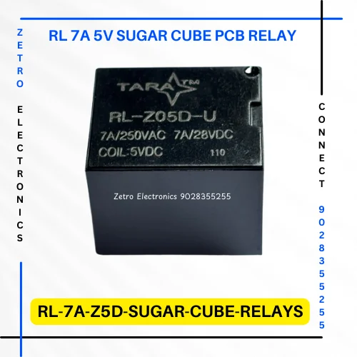 RL 7A 5V DC Sugar Cube Relays by Tara relays Zetro Electronics. Buy at Lowest price in India